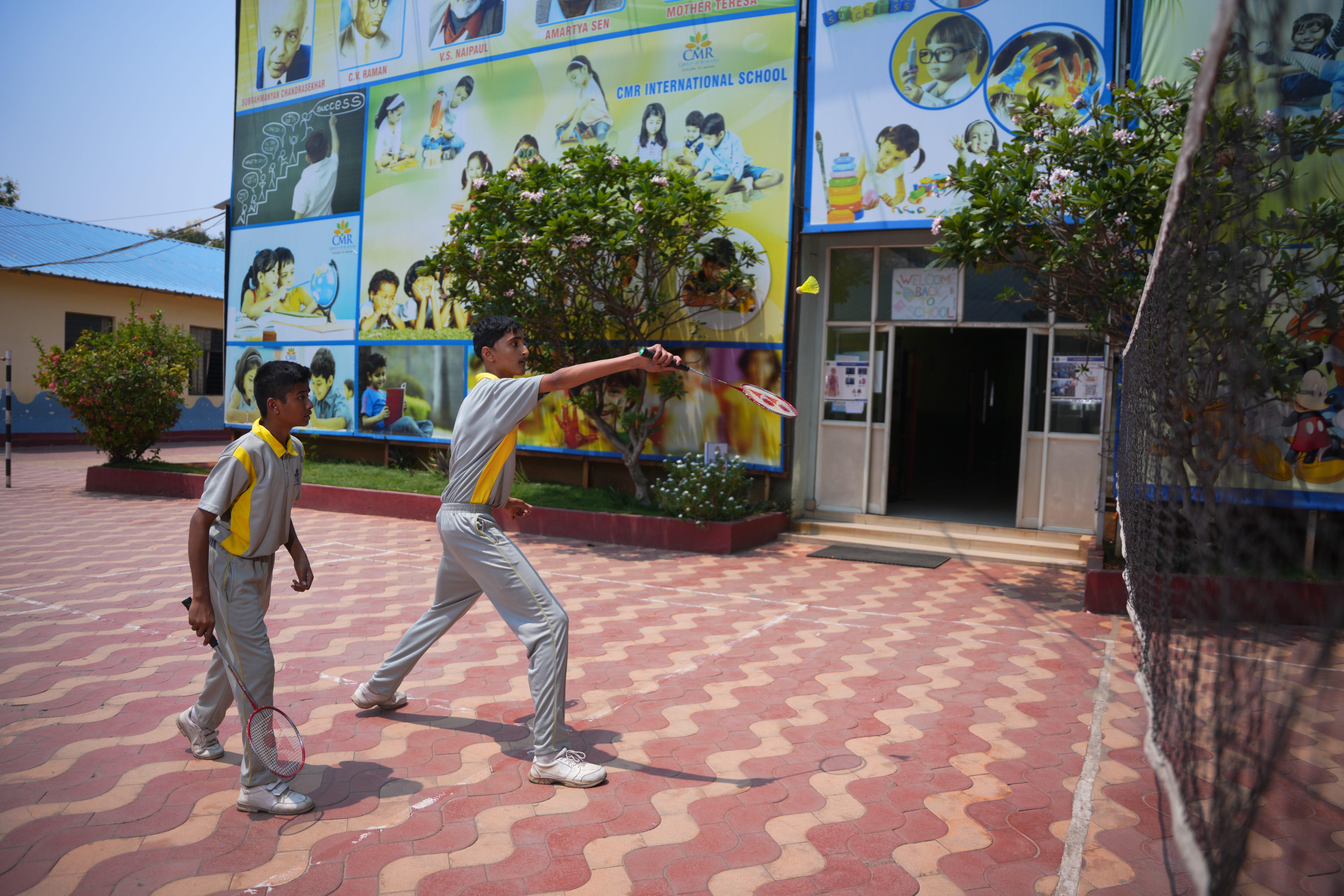 Students on Sports Ground